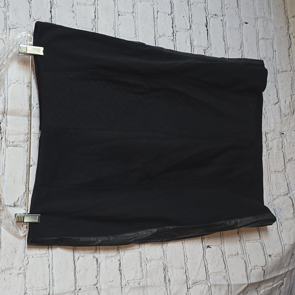 Lane Bryant Pencil skirt with faux leather